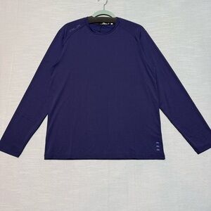 RLX Ralph Lauren Golf Preformance Long Sleeve Training Tee T-Shirt Size M Navy